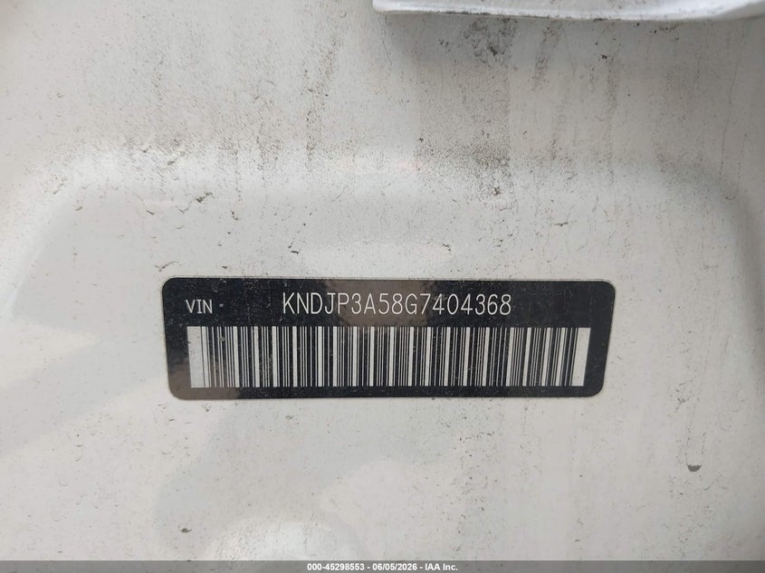 2016 Kia Soul VIN KNDJP3A58G7404368 IAAI salvage auction — LEFT & RIGHT, Clear (Massachusetts), sold $1,125 on 2026-07-14 (photo 9)