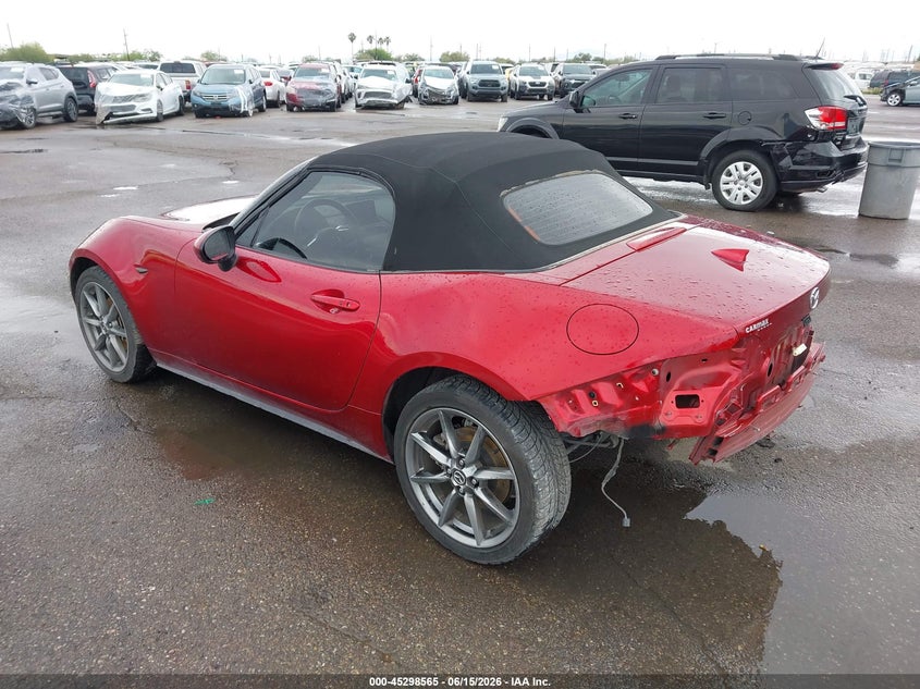 2021 Mazda Mx-5 VIN JM1NDAD75M0458498 IAAI salvage auction — REAR END, Salvage (Arizona), sold $3,850 on 2026-07-09 (photo 3)