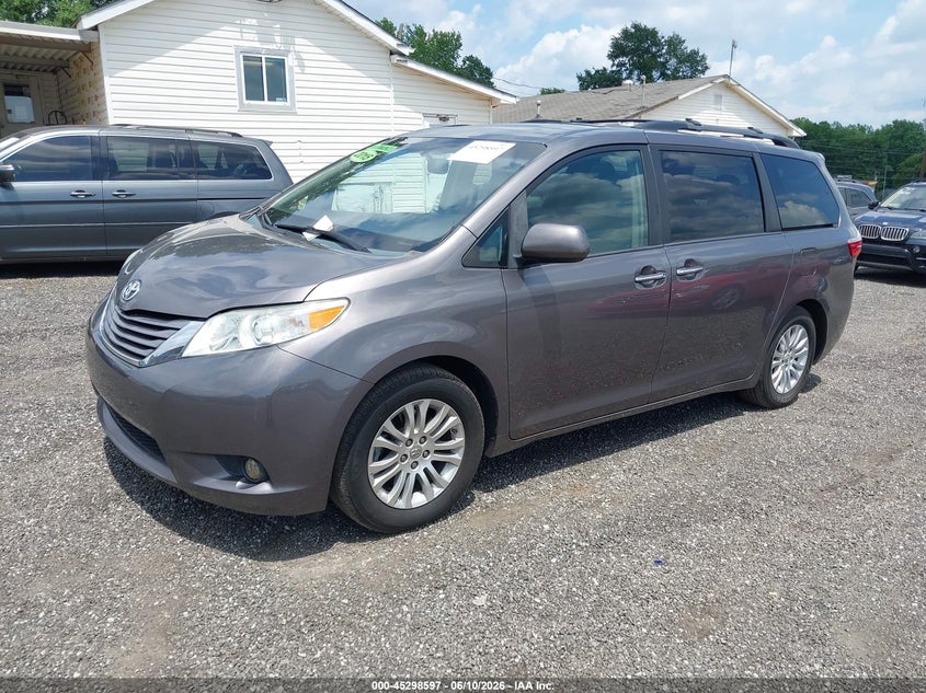 2015 Toyota Sienna VIN 5TDYK3DC6FS530420 IAAI salvage auction — MECHANICAL, Repossession Paperwork (North Carolina), sold $1,950 on 2026-07-14 (photo 2)