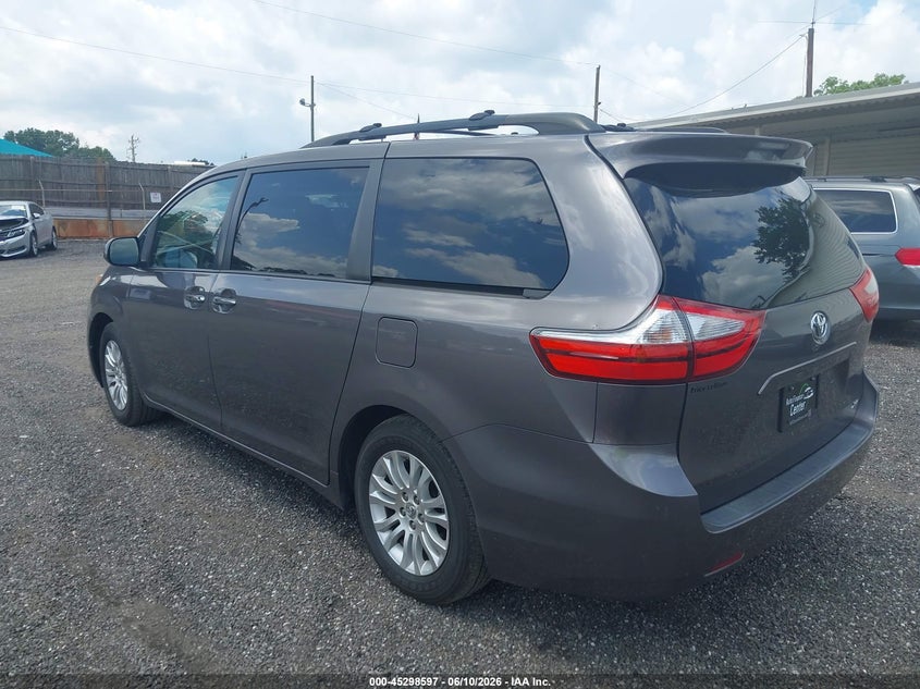 2015 Toyota Sienna VIN 5TDYK3DC6FS530420 IAAI salvage auction — MECHANICAL, Repossession Paperwork (North Carolina), sold $1,950 on 2026-07-14 (photo 3)