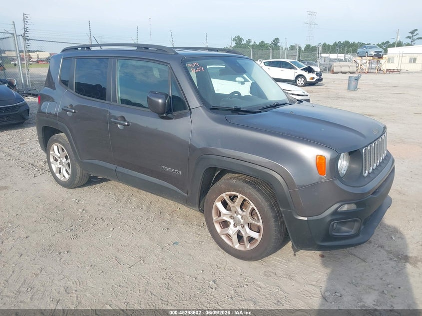 2017 Jeep Renegade VIN ZACCJABB3HPE63190 IAAI salvage auction — LEFT SIDE, Salvage Title, sold $1,800 on 2026-07-17 (photo 1)
