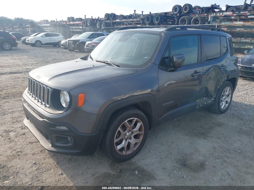 2017 Jeep Renegade VIN ZACCJABB3HPE63190 IAAI salvage auction — LEFT SIDE, Salvage Title, sold $1,800 on 2026-07-17 (photo 2)