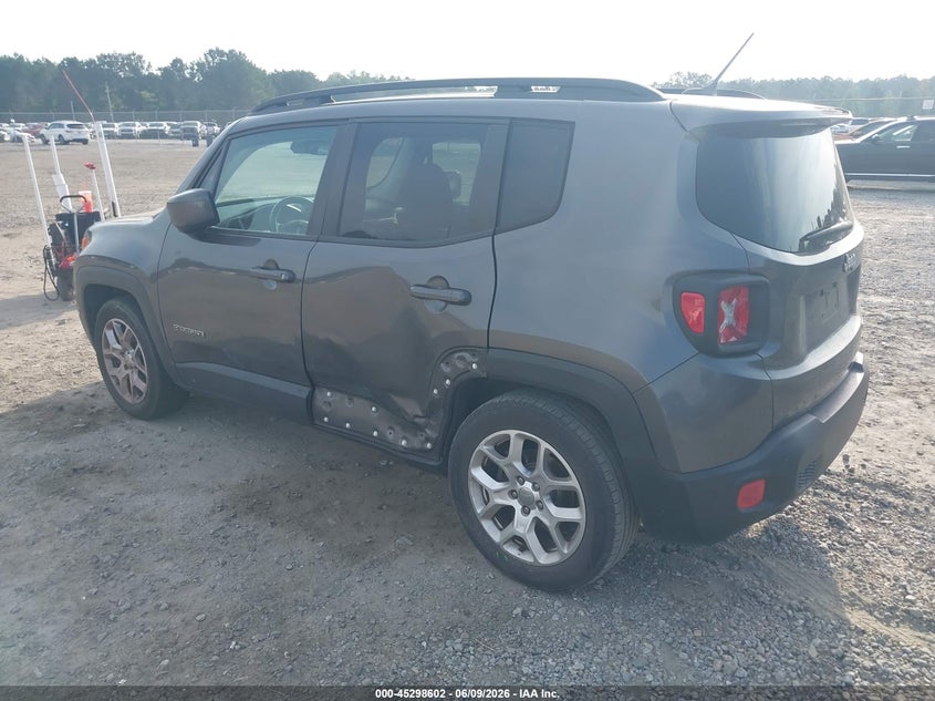 2017 Jeep Renegade VIN ZACCJABB3HPE63190 IAAI salvage auction — LEFT SIDE, Salvage Title, sold $1,800 on 2026-07-17 (photo 3)