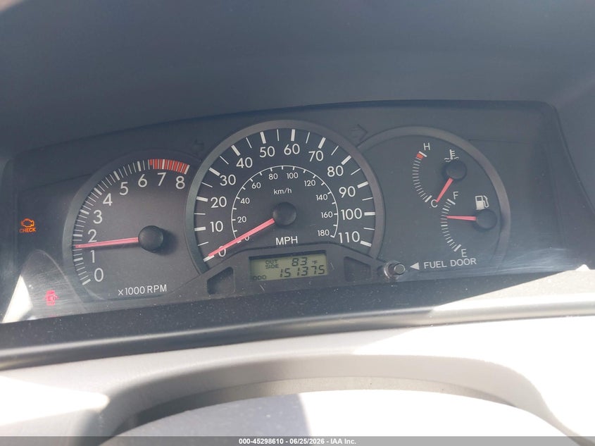 2005 Toyota Corolla VIN JTDBR32E352057345 IAAI salvage auction — NORMAL WEAR, Clear (New York), sold $1,150 on 2026-07-07 (photo 7)