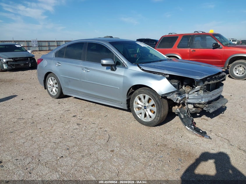 2015 Subaru LEGACY VIN 4S3BNAC62F3018510 IAAI salvage auction — RIGHT FRONT, Salvage Title, sold $75 on 2026-07-27 (photo 1)