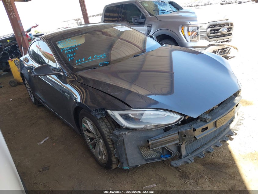 2016 Tesla Model s VIN 5YJSA1E40GF144215 IAAI salvage auction — FRONT END, Salvage Title, sold $5,700 on 2026-07-16 (photo 1)