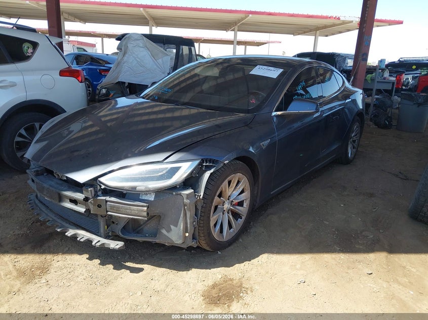2016 Tesla Model s VIN 5YJSA1E40GF144215 IAAI salvage auction — FRONT END, Salvage Title, sold $5,700 on 2026-07-16 (photo 2)
