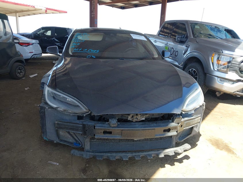 2016 Tesla Model s VIN 5YJSA1E40GF144215 IAAI salvage auction — FRONT END, Salvage Title, sold $5,700 on 2026-07-16 (photo 6)