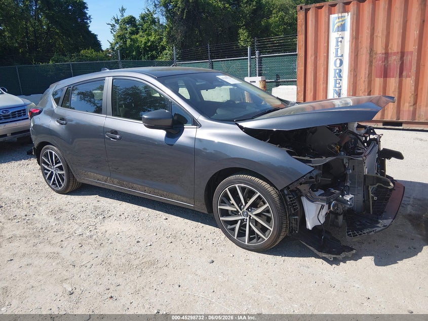 2025 Subaru Impreza VIN JF1GUAFC8S8327802 IAAI salvage auction — REAR END, Salvage - Greater Than 75% (Maryland), sold $3,350 on 2026-08-02 (photo 1)
