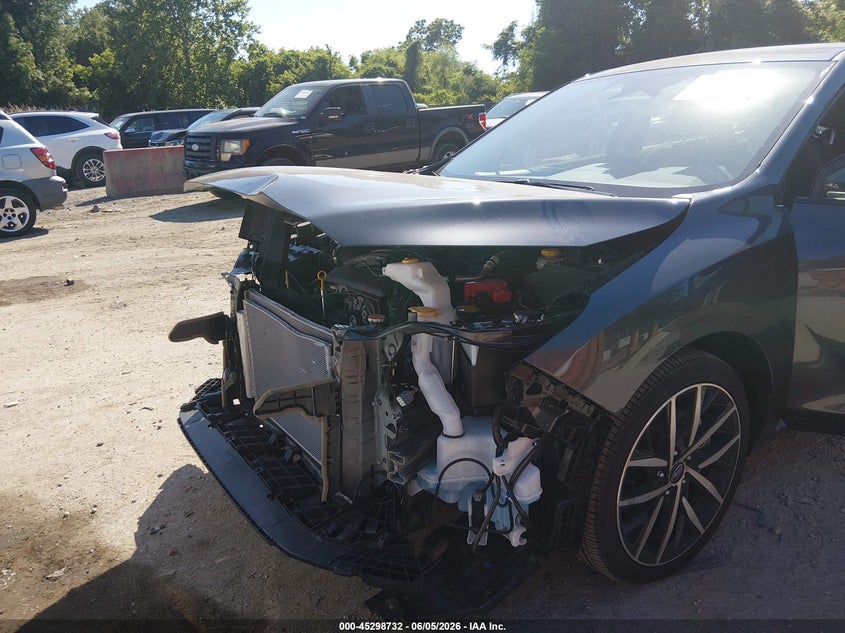 2025 Subaru Impreza VIN JF1GUAFC8S8327802 IAAI salvage auction — REAR END, Salvage - Greater Than 75% (Maryland), sold $3,350 on 2026-08-02 (photo 6)