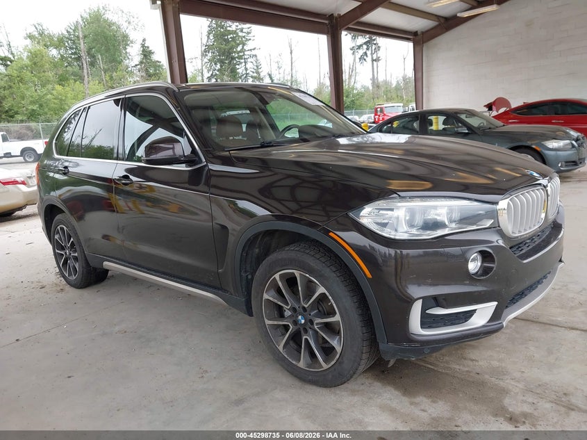2015 BMW X5 VIN 5UXKR0C54F0P00987 IAAI salvage auction — REAR END, Salvage Title, sold $5,200 on 2026-07-08 (photo 1)