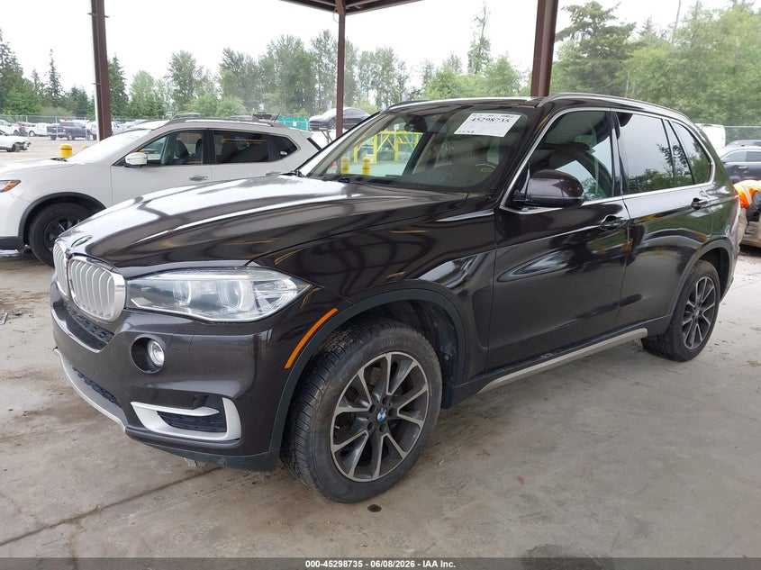 2015 BMW X5 VIN 5UXKR0C54F0P00987 IAAI salvage auction — REAR END, Salvage Title, sold $5,200 on 2026-07-08 (photo 2)