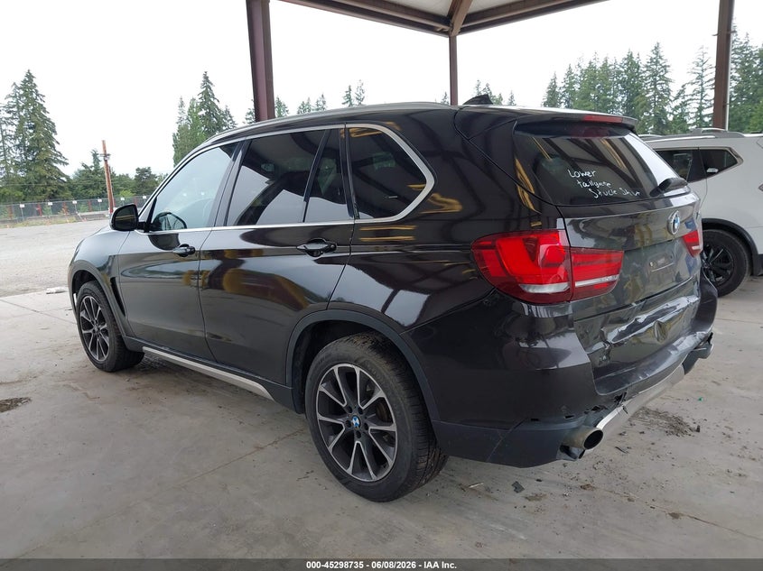 2015 BMW X5 VIN 5UXKR0C54F0P00987 IAAI salvage auction — REAR END, Salvage Title, sold $5,200 on 2026-07-08 (photo 3)