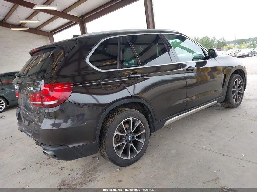 2015 BMW X5 VIN 5UXKR0C54F0P00987 IAAI salvage auction — REAR END, Salvage Title, sold $5,200 on 2026-07-08 (photo 4)
