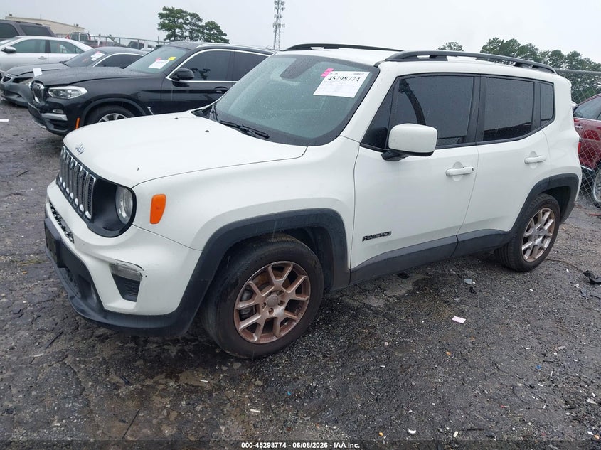 2019 Jeep Renegade VIN ZACNJABB4KPK82452 IAAI salvage auction — REAR END, Salvage Title, sold $1,850 on 2026-07-08 (photo 2)