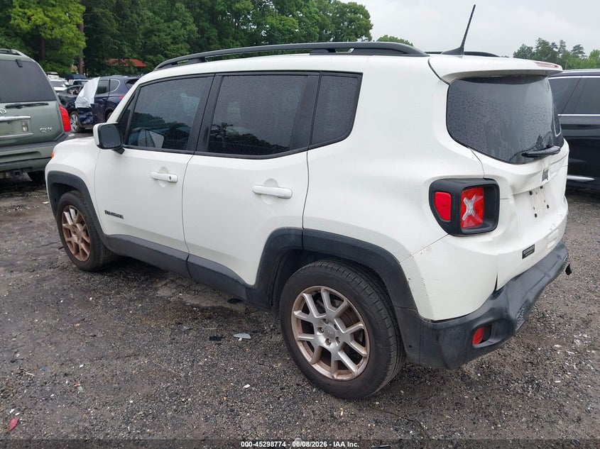 2019 Jeep Renegade VIN ZACNJABB4KPK82452 IAAI salvage auction — REAR END, Salvage Title, sold $1,850 on 2026-07-08 (photo 3)