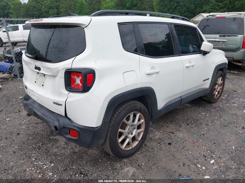 2019 Jeep Renegade VIN ZACNJABB4KPK82452 IAAI salvage auction — REAR END, Salvage Title, sold $1,850 on 2026-07-08 (photo 4)
