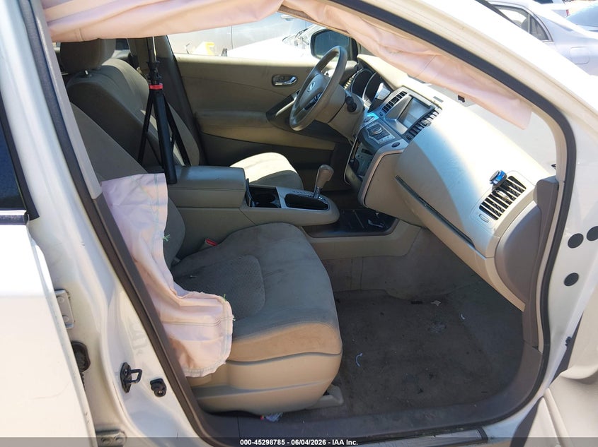 2012 Nissan Murano VIN JN8AZ1MUXCW109746 IAAI salvage auction — RIGHT FRONT, Salvage Title, sold $300 on 2026-07-09 (photo 5)