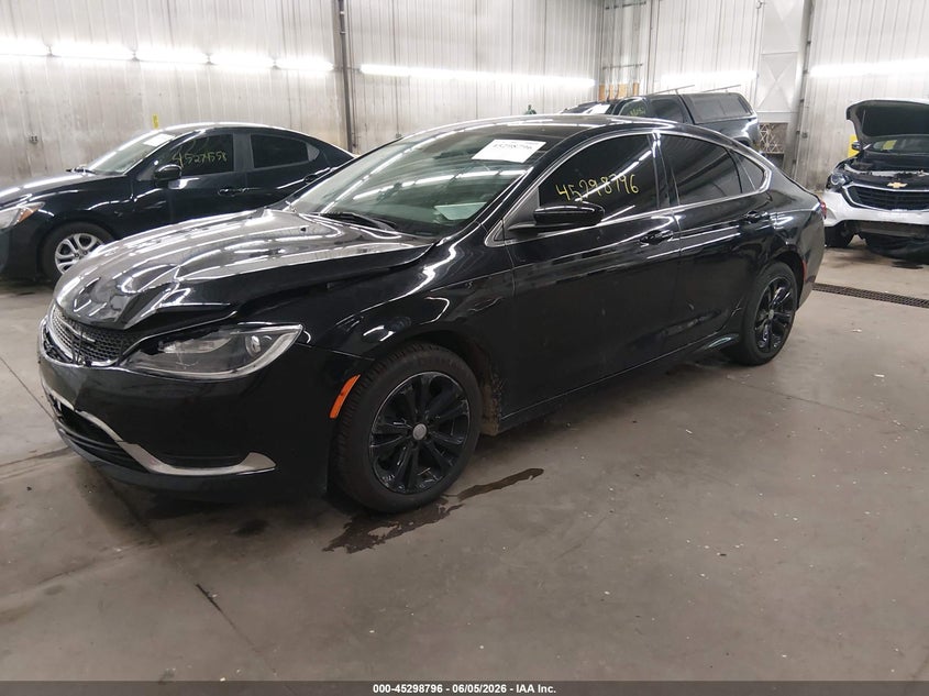 2015 Chrysler 200 VIN 1C3CCCAB8FN723858 IAAI salvage auction — FRONT END, Salvage Title, sold $475 on 2026-07-21 (photo 2)