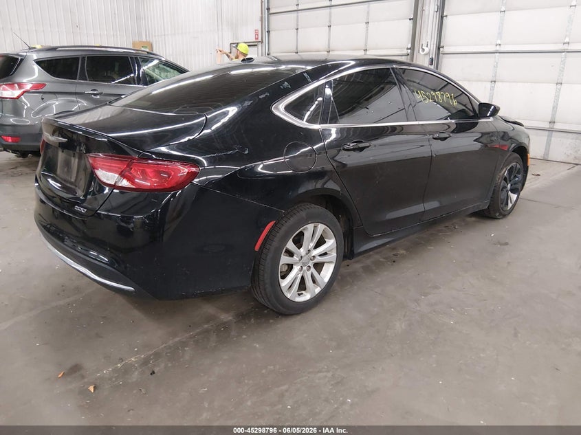 2015 Chrysler 200 VIN 1C3CCCAB8FN723858 IAAI salvage auction — FRONT END, Salvage Title, sold $475 on 2026-07-21 (photo 4)