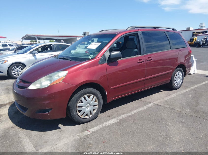 2006 Toyota Sienna VIN 5TDZA23CX6S540354 IAAI salvage auction — NORMAL WEAR, Clear (Georgia), sold $300 on 2026-07-10 (photo 2)