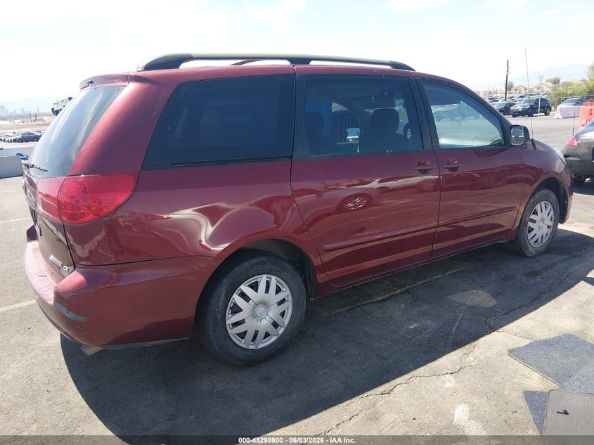 2006 Toyota Sienna VIN 5TDZA23CX6S540354 IAAI salvage auction — NORMAL WEAR, Clear (Georgia), sold $300 on 2026-07-10 (photo 4)