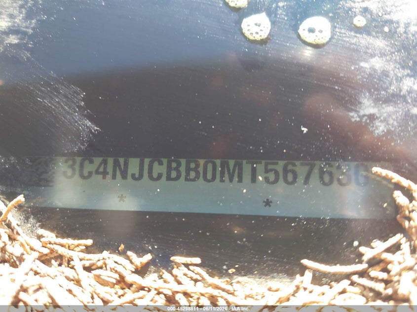 2021 Jeep Compass VIN 3C4NJCBB0MT567630 IAAI salvage auction — ALL OVER, Clear (Florida), sold $1,925 on 2026-07-09 (photo 9)