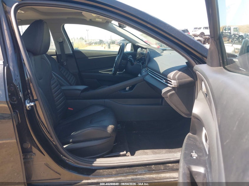 2023 Hyundai Elantra VIN KMHLN4AJXPU080743 IAAI salvage auction — REAR END, Salvage Title, sold $7,500 on 2026-07-08 (photo 5)
