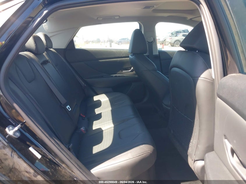 2023 Hyundai Elantra VIN KMHLN4AJXPU080743 IAAI salvage auction — REAR END, Salvage Title, sold $7,500 on 2026-07-08 (photo 8)