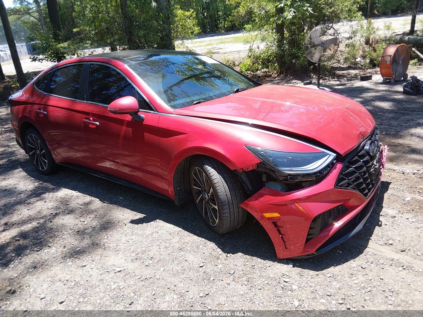2021 Hyundai Sonata VIN 5NPEH4J20MH081130 IAAI salvage auction — FRONT END, Salvage (Virginia), sold $3,900 on 2026-07-24 (photo 1)