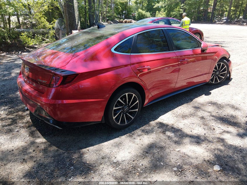 2021 Hyundai Sonata VIN 5NPEH4J20MH081130 IAAI salvage auction — FRONT END, Salvage (Virginia), sold $3,900 on 2026-07-24 (photo 4)