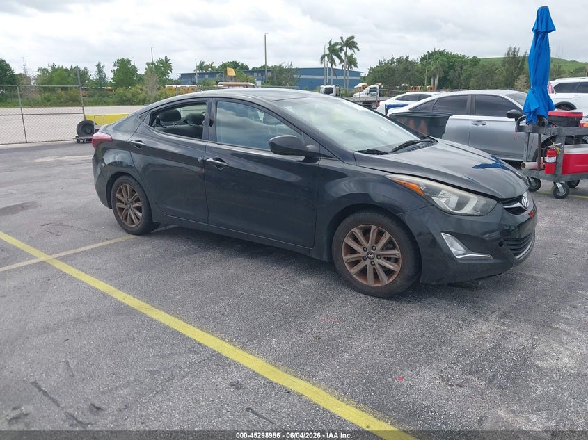 2014 Hyundai Elantra VIN KMHDH4AE5EU041621 IAAI salvage auction — THEFT, Salvage Title, sold $950 on 2026-07-16 (photo 1)