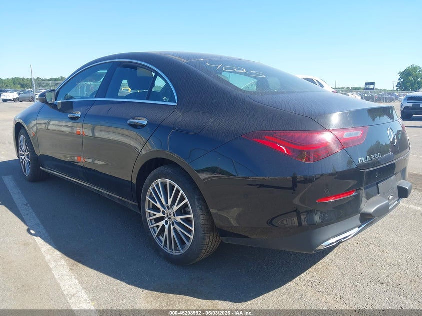 2025 Mercedes-benz Cla-klasse VIN W1K5J4GB9SN522638 IAAI salvage auction — LEFT SIDE, Clear (New Jersey), sold $15,025 on 2026-07-11 (photo 3)