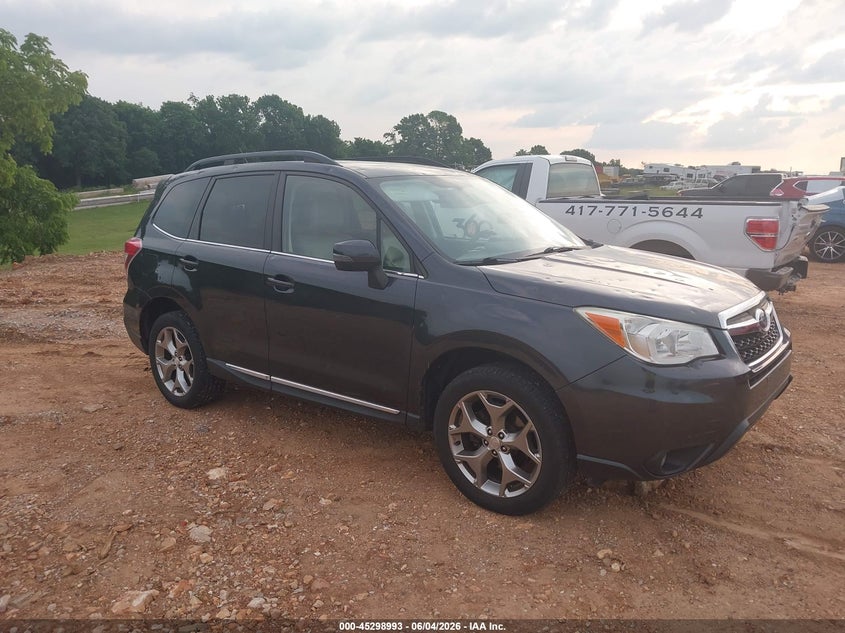 2015 Subaru Forester VIN JF2SJAUC6FH820997 IAAI salvage auction — HAIL, Salvage Title, sold $875 on 2026-07-13 (photo 1)