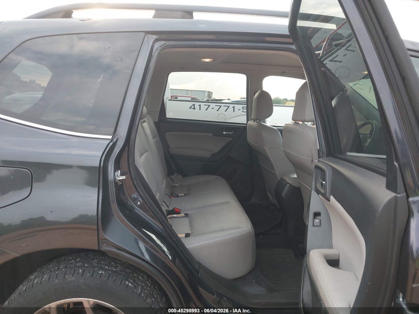2015 Subaru Forester VIN JF2SJAUC6FH820997 IAAI salvage auction — HAIL, Salvage Title, sold $875 on 2026-07-13 (photo 8)