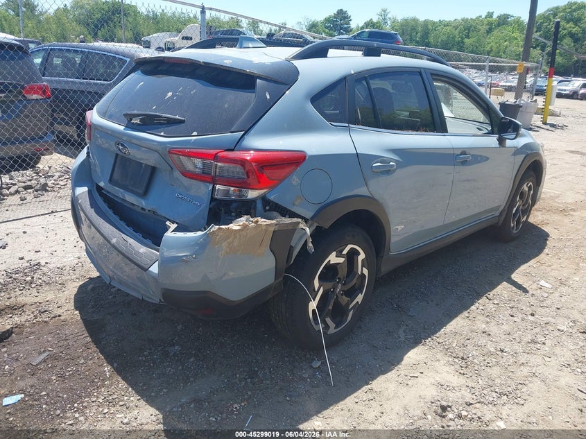 2022 Subaru Xv VIN JF2GTHNC6NH276457 IAAI salvage auction — REAR END, Salvage (Rhode Island), sold $4,500 on 2026-08-01 (photo 4)