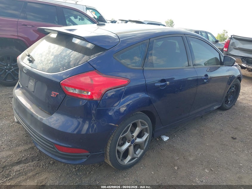 2016 Ford Focus st VIN 1FADP3L90GL200075 IAAI salvage auction — FRONT END, Salvage Title, sold $975 on 2026-07-09 (photo 4)