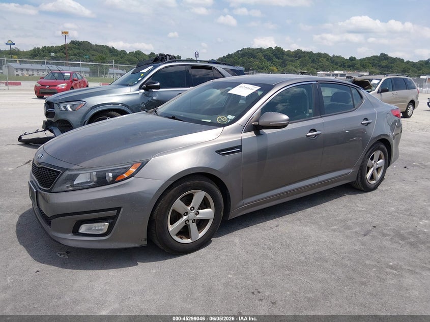 2015 Kia Optima VIN 5XXGM4A79FG492041 IAAI salvage auction — THEFT, Salvage (Illinois), sold $275 on 2026-07-28 (photo 2)