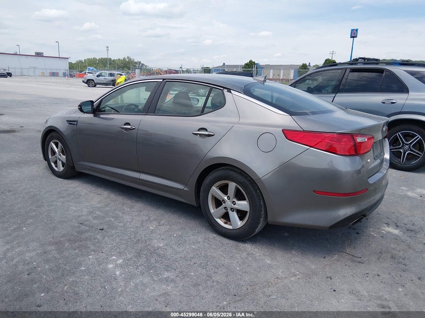 2015 Kia Optima VIN 5XXGM4A79FG492041 IAAI salvage auction — THEFT, Salvage (Illinois), sold $275 on 2026-07-28 (photo 3)