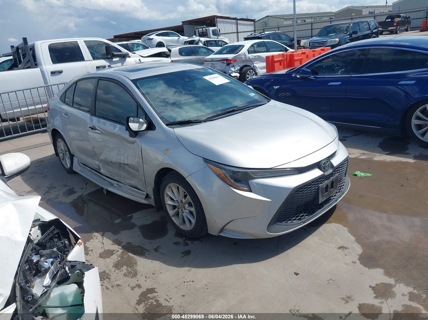 2020 Toyota Corolla VIN 5YFHPRAE3LP026793 IAAI salvage auction — RIGHT SIDE, Salvage Title, sold $6,050 on 2026-07-21 (photo 1)