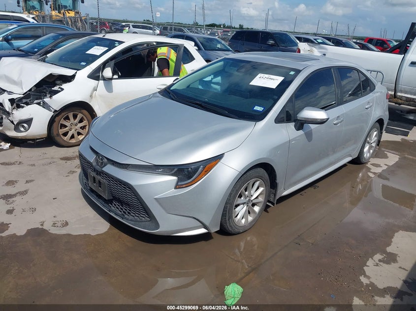 2020 Toyota Corolla VIN 5YFHPRAE3LP026793 IAAI salvage auction — RIGHT SIDE, Salvage Title, sold $6,050 on 2026-07-21 (photo 2)