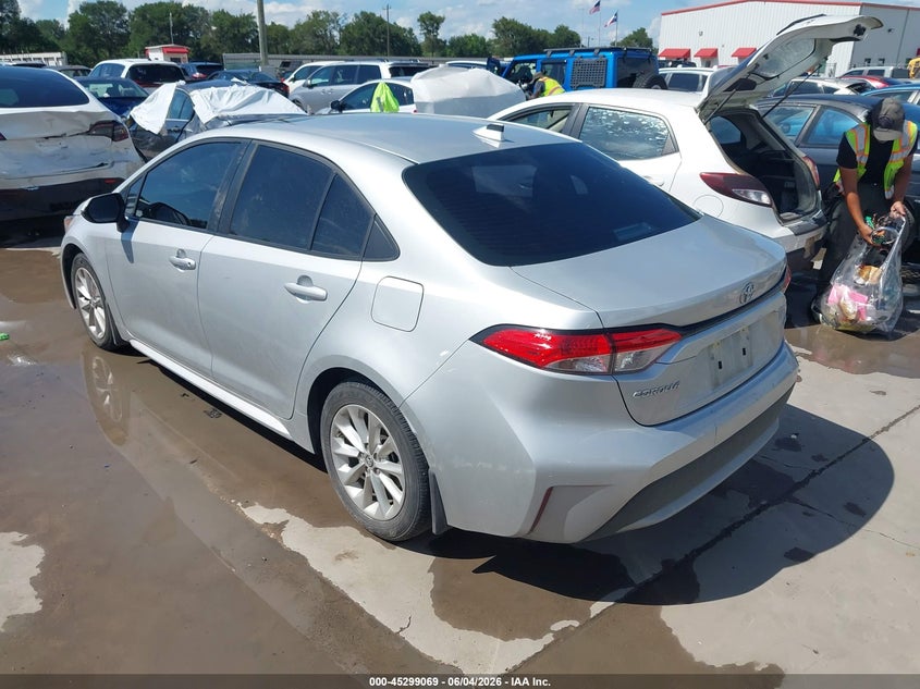 2020 Toyota Corolla VIN 5YFHPRAE3LP026793 IAAI salvage auction — RIGHT SIDE, Salvage Title, sold $6,050 on 2026-07-21 (photo 3)