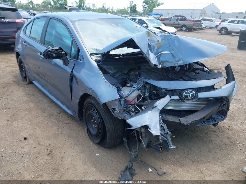 2021 Toyota Corolla VIN 5YFEPMAE7MP203823 IAAI salvage auction — FRONT & REAR, Salvage (Ohio), sold $1,550 on 2026-08-01 (photo 1)