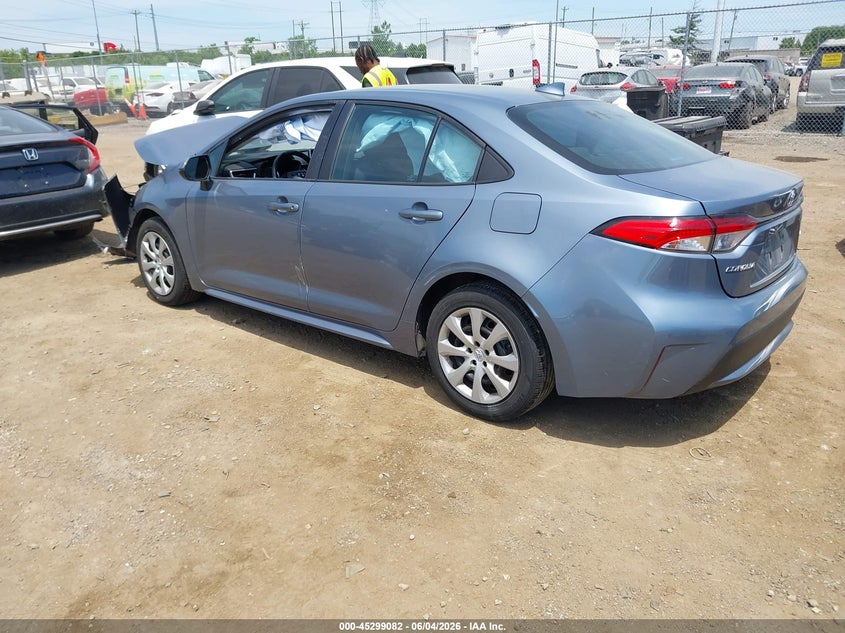 2021 Toyota Corolla VIN 5YFEPMAE7MP203823 IAAI salvage auction — FRONT & REAR, Salvage (Ohio), sold $1,550 on 2026-08-01 (photo 3)