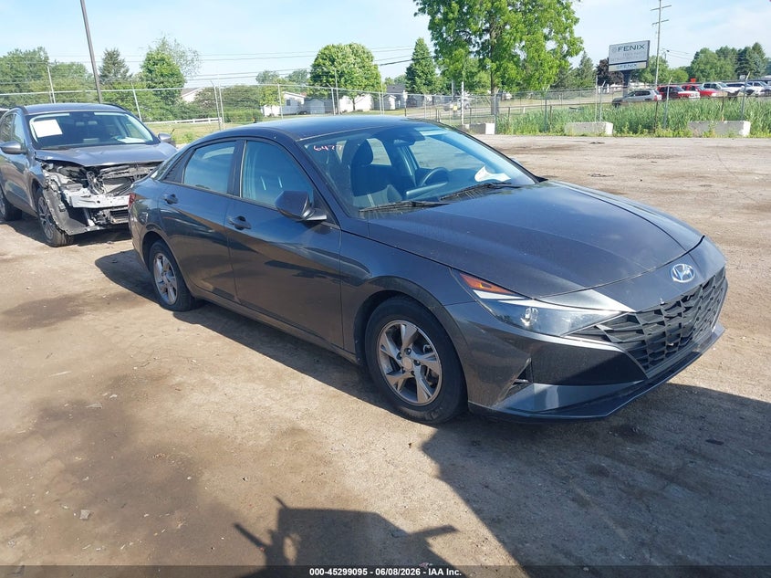 2021 Hyundai Elantra VIN 5NPLL4AG1MH050115 IAAI salvage auction — ROOF, Scrap (Michigan), sold $2,500 on 2026-07-30 (photo 1)