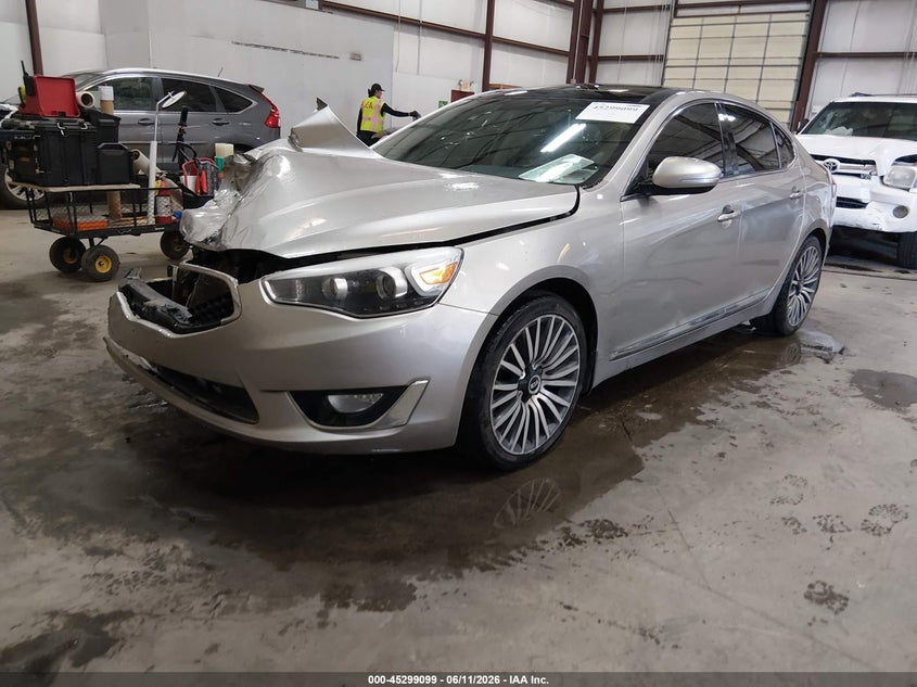 2015 Kia Cadenza VIN KNALN4D75F5171221 IAAI salvage auction — FRONT END, Salvage (Idaho), sold $350 on 2026-07-10 (photo 2)