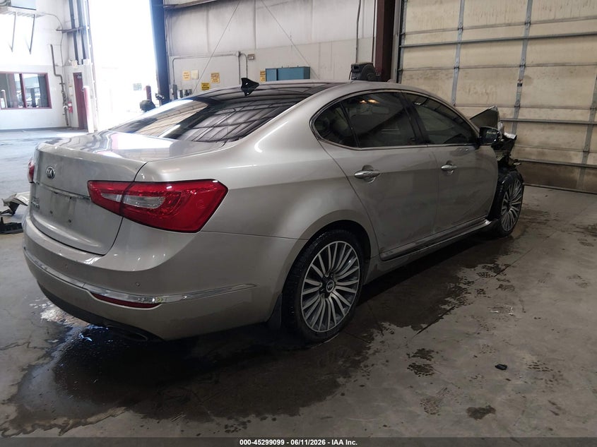 2015 Kia Cadenza VIN KNALN4D75F5171221 IAAI salvage auction — FRONT END, Salvage (Idaho), sold $350 on 2026-07-10 (photo 4)