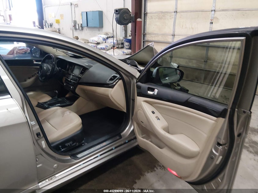 2015 Kia Cadenza VIN KNALN4D75F5171221 IAAI salvage auction — FRONT END, Salvage (Idaho), sold $350 on 2026-07-10 (photo 5)