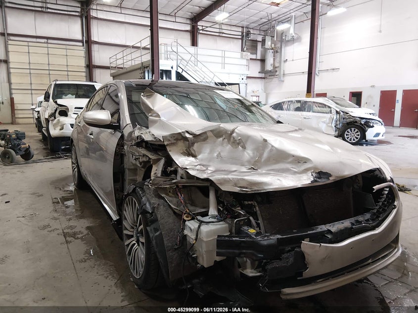 2015 Kia Cadenza VIN KNALN4D75F5171221 IAAI salvage auction — FRONT END, Salvage (Idaho), sold $350 on 2026-07-10 (photo 6)