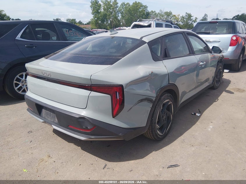2025 Kia K4 VIN 3KPFU4DE4SE173395 IAAI salvage auction — SIDE, Salvage (Ohio), sold $7,150 on 2026-07-28 (photo 4)